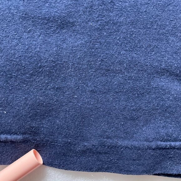 Coco Rock Womens Blue Novelty Embroidered Casual T-Shirt XL - Picture 7 of 9